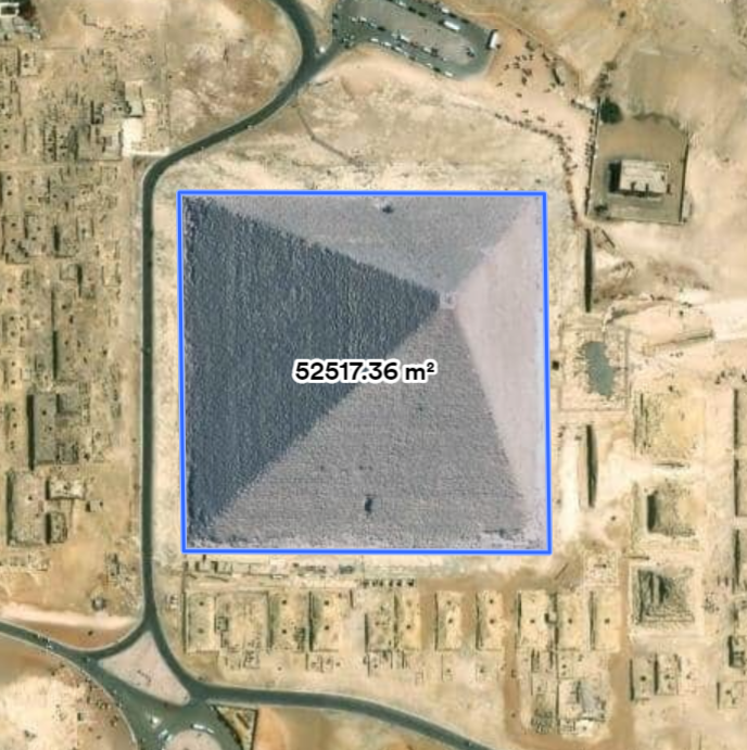 The Great Pyramis og Giza Near Maps
