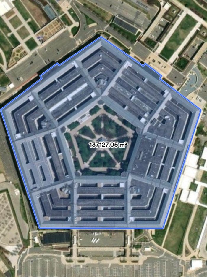 The Pentagon Near Maps